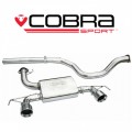 VZ11H Cobra Sport Vauxhall Corsa D Nurburgring (2010>) Cat Back System (2.5" bore) (Non-Resonated)